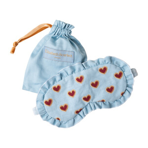 Elizabeth Scarlett Love Hearts Frill Eye Mask